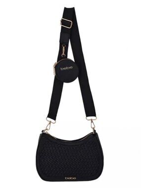 Women's Signature Quilting Baguette Katriel Small Crossbody Bag with Coin Set